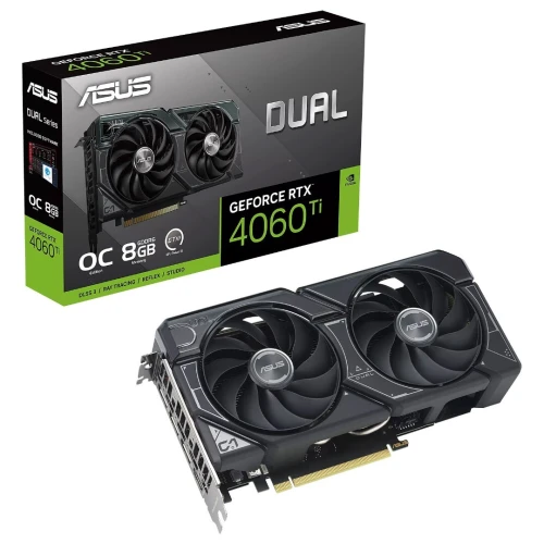CARTE GRAPHIQUE ASUS DUAL GEFORCE RTX 4060 Ti OC EDITION 8GB