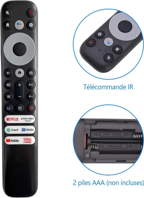 Télécommande TV  TCL Google
