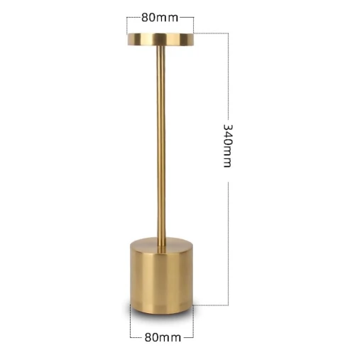 Lampe de table LED tactile rechargeable 3 couleurs design classique - مصباح ديكور بعدة درجات ضوئية