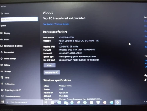 Laptop LENOVO ThinkPad x260