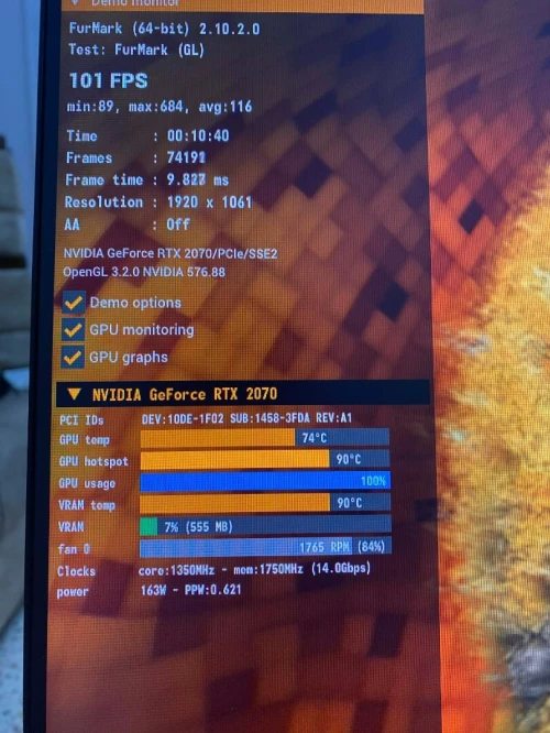 RTX 2070 8GB GIGABYTE