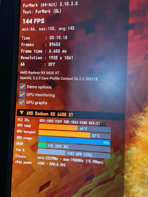 rx6600xt rx 6600 xt sapphire nitro