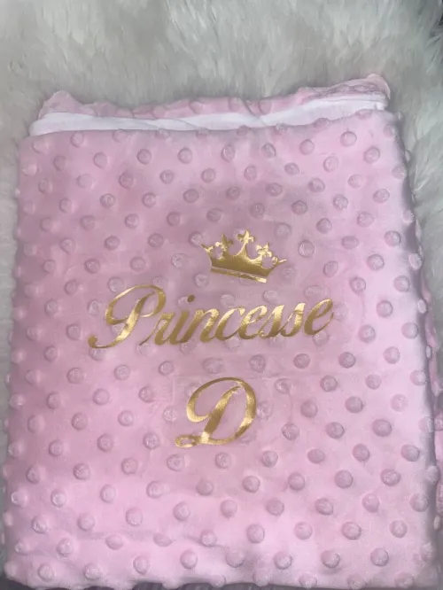Couverture pour bébé avec prénom 