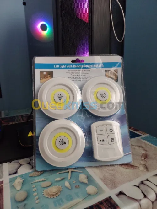 Led light avec télécommande
