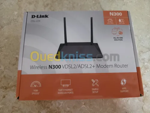 Routeur Modem D-Link DSL-224 N300 ADSL / VDSL