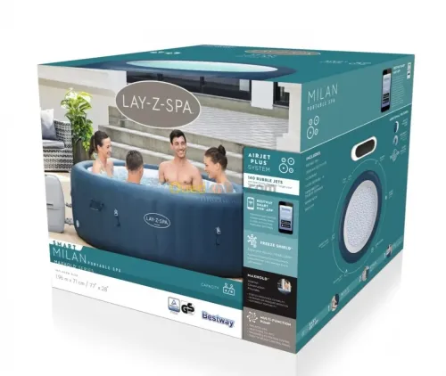 Lay-Z-Spa Milan Jacuzzi BESTWAY