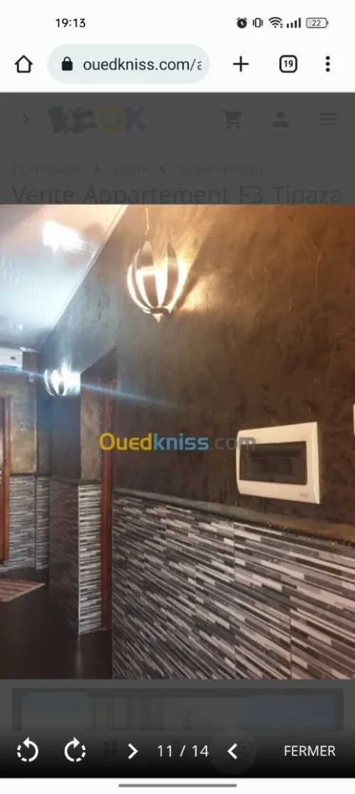 Location Appartement F3 Tipaza Kolea