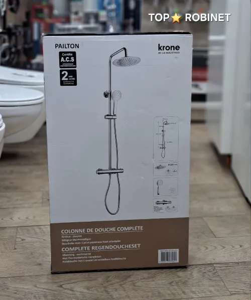 Colonne de douche thermostatique