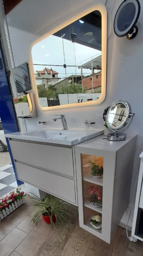 Meuble salle de bain pvc