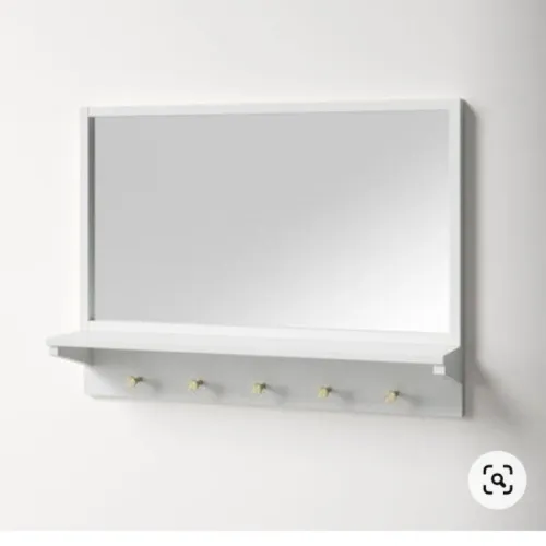 Miroir porte manteau étagère 