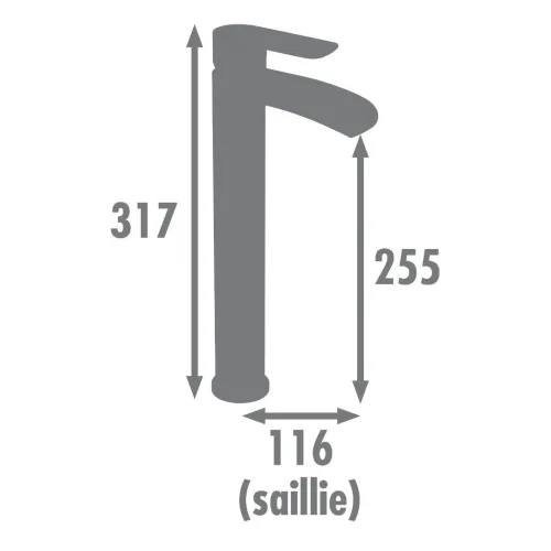 Robinet mitigeur vasque 