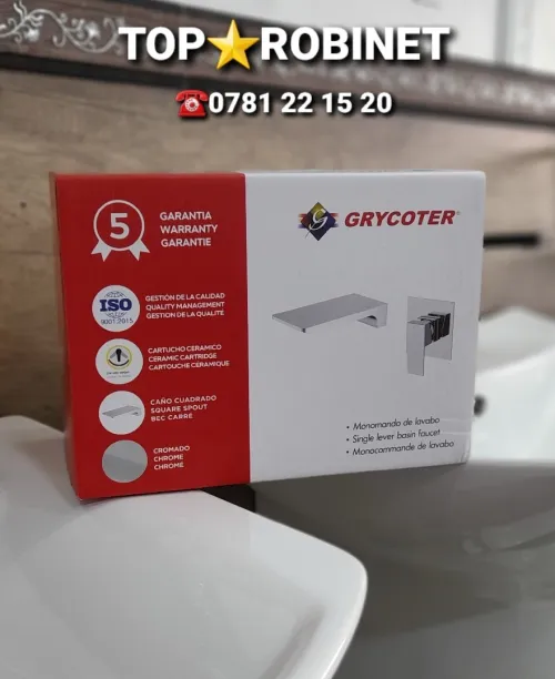 ROBINET ENCASTRABLE POUR VASQUE / LAVABO