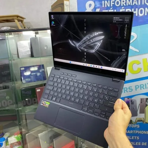 Super Gamer Asus ROG FLOW X13  AMD Ryzen 7 6800HS Up to 4.70GHZ   Rotatif 360 NVIDIA RTX 3050 4GB .