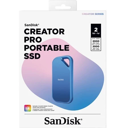 SanDisk Creator PRO Portable SSD 2TO