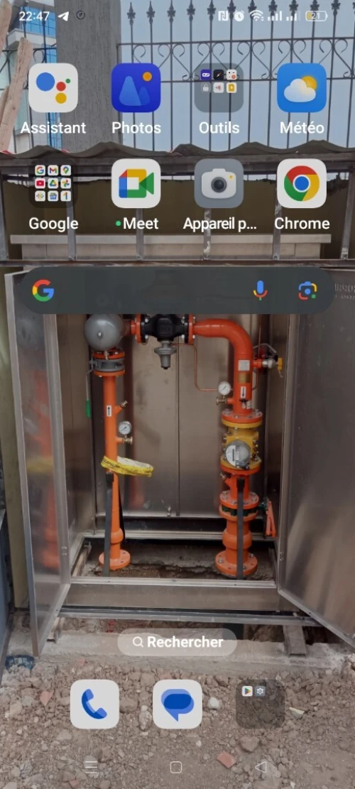 Poste de détente gaz