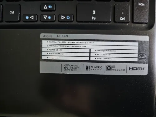 Laptop Acer I5-8/256GB