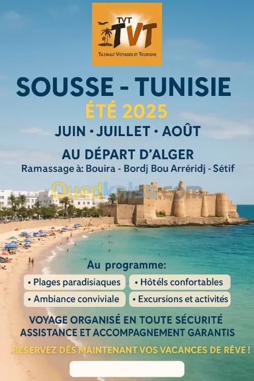 voyage organisé par bus  