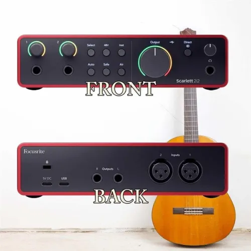 Interface audio USB Focusrite Scarlett 2i2 4ème Génération (SANS BOITE)