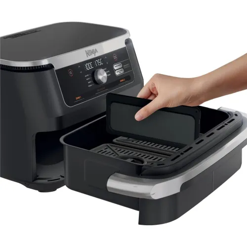 AIR FRAYER Ninja Friteuse Sans Huile Grand Bac 10,4L Avec Posibilite Separation On Deux Zone