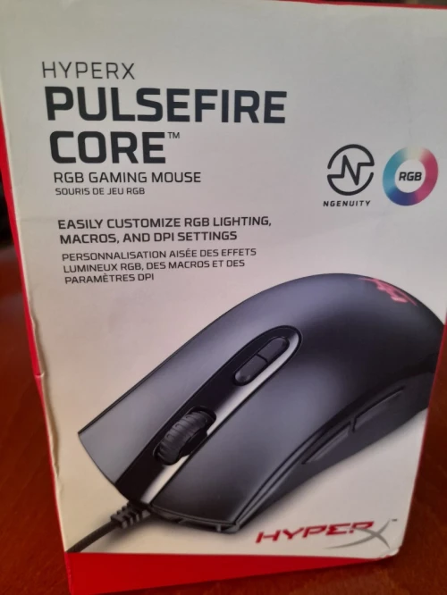 Souris gamer HYPERX PULSEFIRE CORE RGB