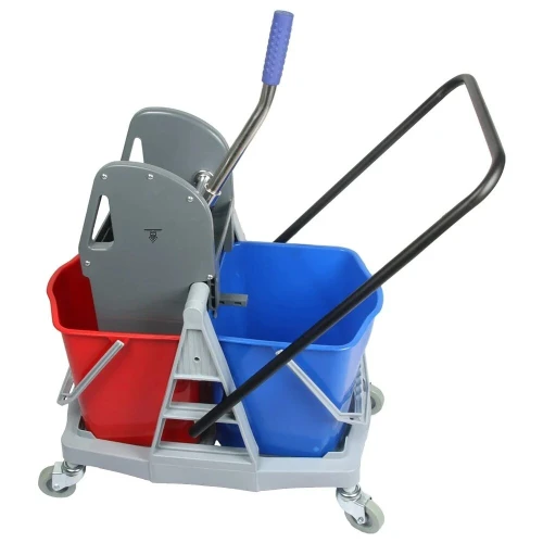 Chariot de lavage double seau 