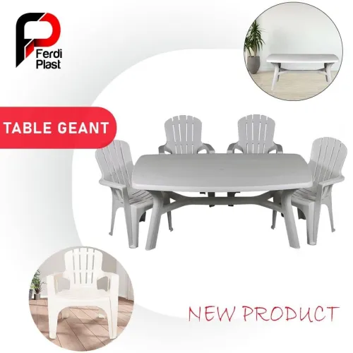 LA TABLE GÉANTE SANS CHAISES