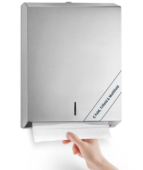 Distributeur de serviettes en papier Acier inoxydable brossé