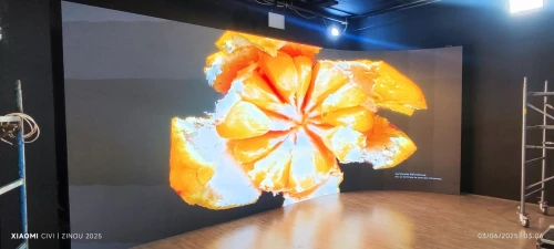 Ecran led géant incurvé p2.6 avec cabinet 500*500mm de studio 