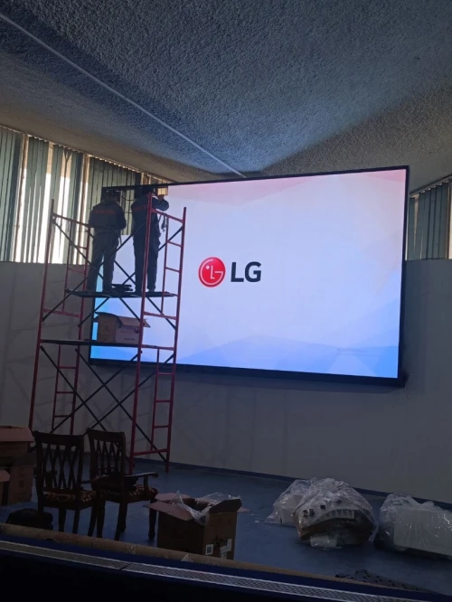 LED SCREEN P2 high rafreresh At Auditorium 
