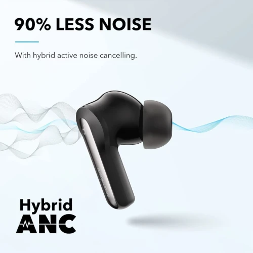 Soundcore Anker P3i écouteurs Bluetooth sans fil, réduction du bruit actif hybride, 4 microphones