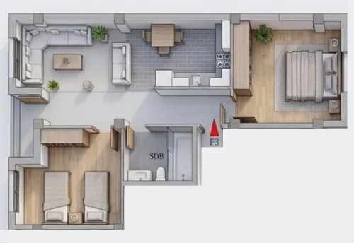 Vente Appartement F3 Blida Boufarik