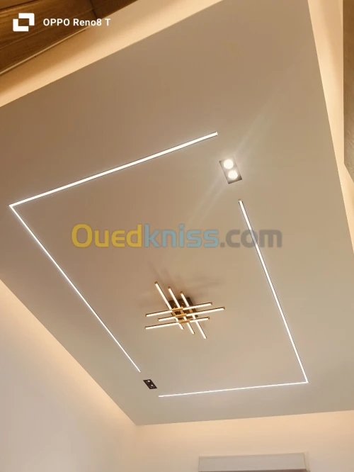 faux plafond  placoplatre
