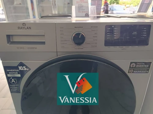 Machine À Laver Automatique Marque Raylan Gris 10.5Kg