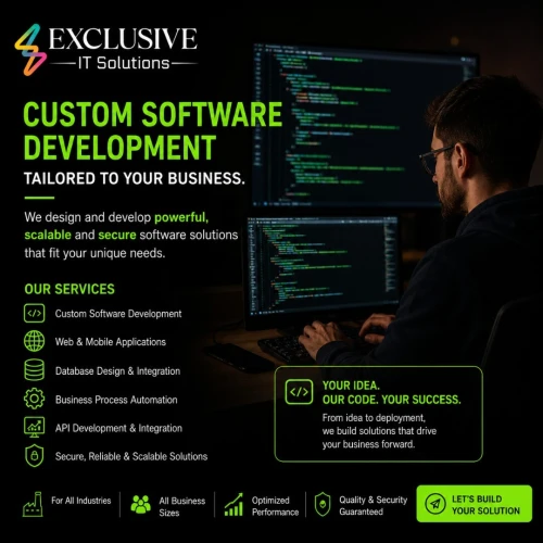 Développement logiciels & applications sur mesure