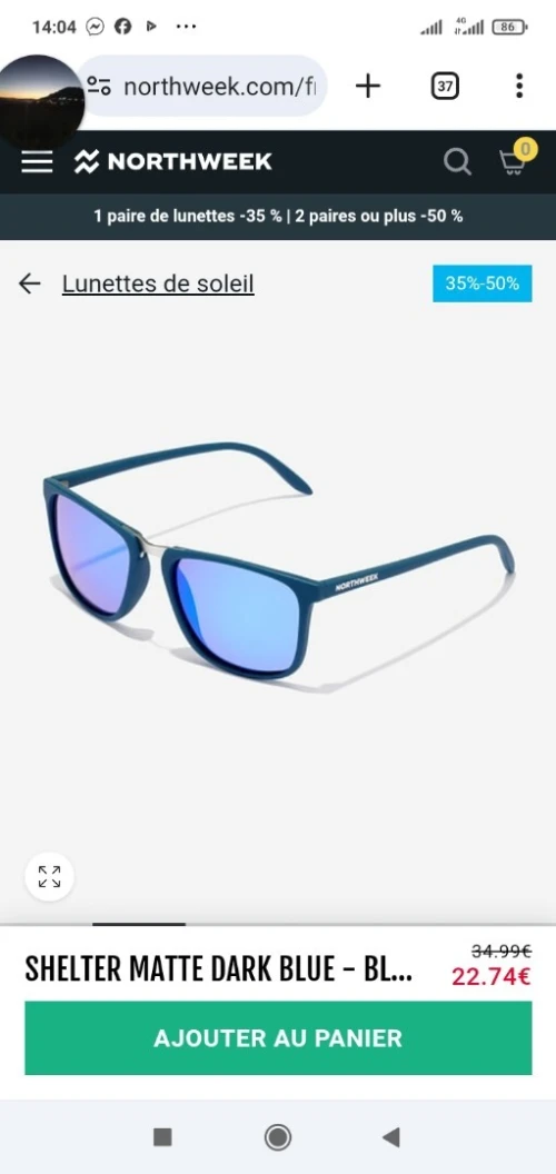 Lunette soleil NORTHWEEK