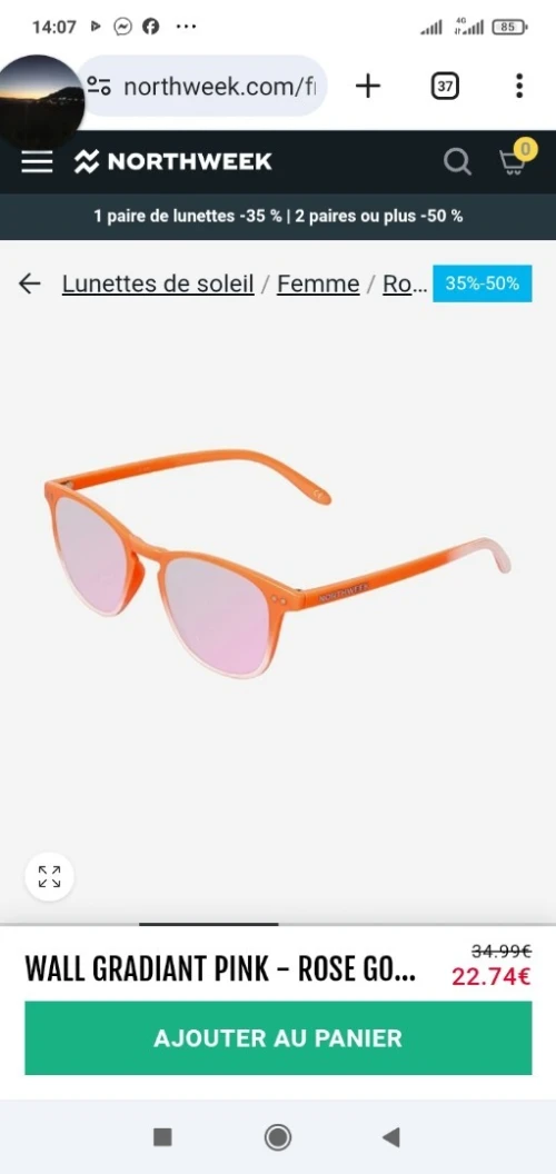 Lunette soleil NORTHWEEK