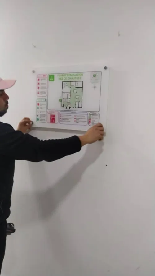 Plan d'évacuation et plan d'intervention incendie