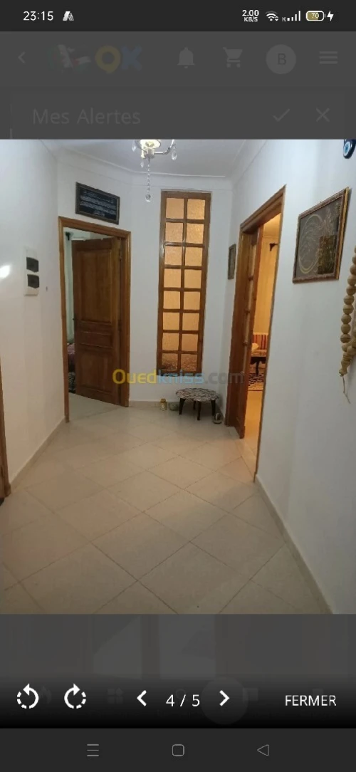 Location Appartement Niveau de villa F4 Alger Cheraga