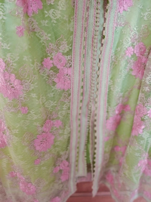 Kaftan vert mauve