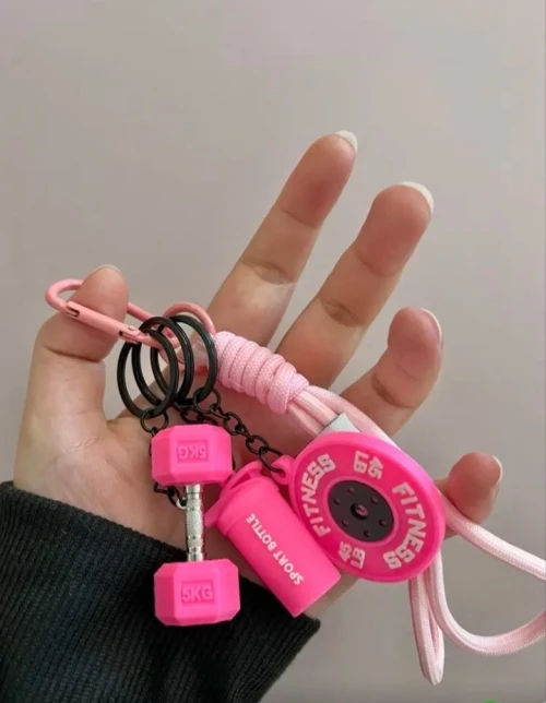 Porte clés musculation gym
