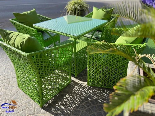 Ensemble de Jardin en Rotin Luxe 5 Pièces pour un Confort Absolu (Salon Chebka)