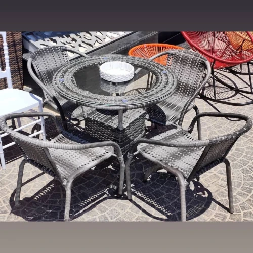 Table ronde 0,80 cm SANS CHAISES Idéale Pour Cafétéria Et Restaurant  تأثيث للمطاعم والكافيتيريات
