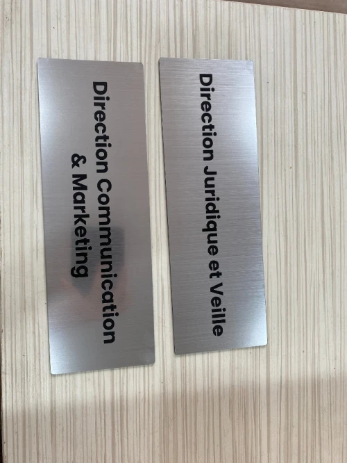 plaque signalétique 