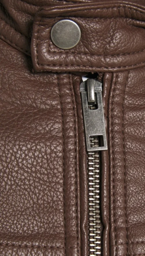 Veste Simili Cuir Originale Marron Tailles Disponibles M - L - XL