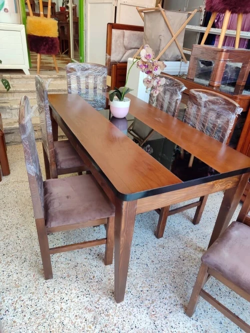 table cuisine salle a manger bois rouge premier choix qualite /prix 