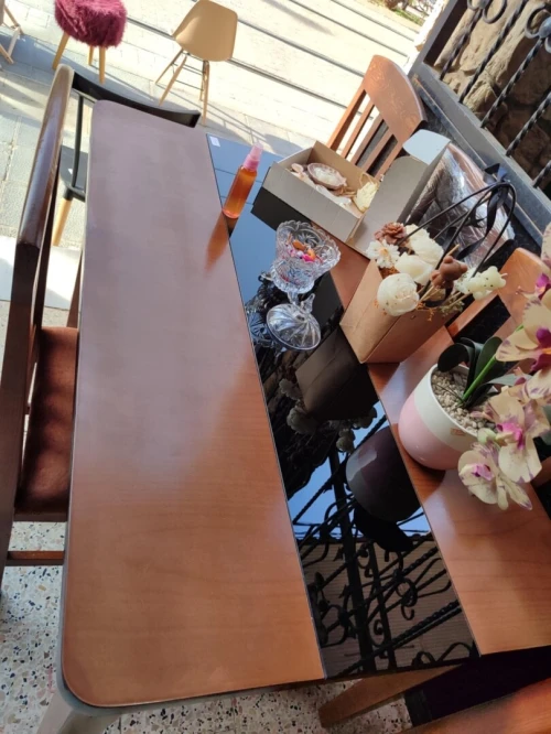 table cuisine salle a manger bois rouge premier choix qualite /prix 