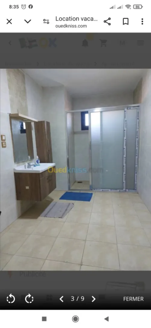 Location vacances Appartement F3 Oran Bir el djir
