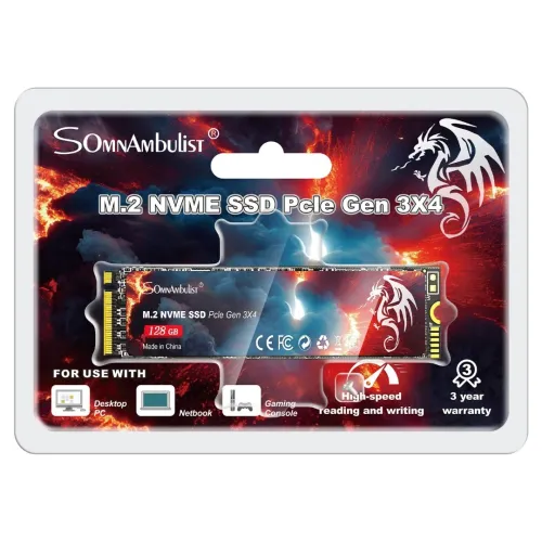 SSD NVME 128GB SOMBULIST NEW