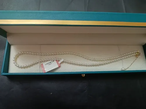 Collier véritable perle de culture / or 18 carat