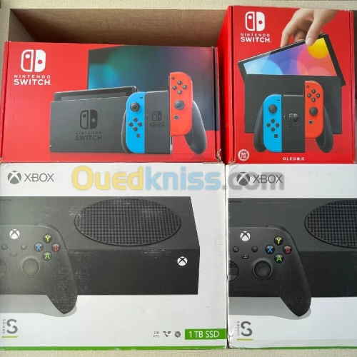 NINTENDO SWITCH OLED XBOX SERIES S 1TO NINTENDO SWITCH LITE NINTENDO SWITCH 2 XBOX SERIES S 512 GO